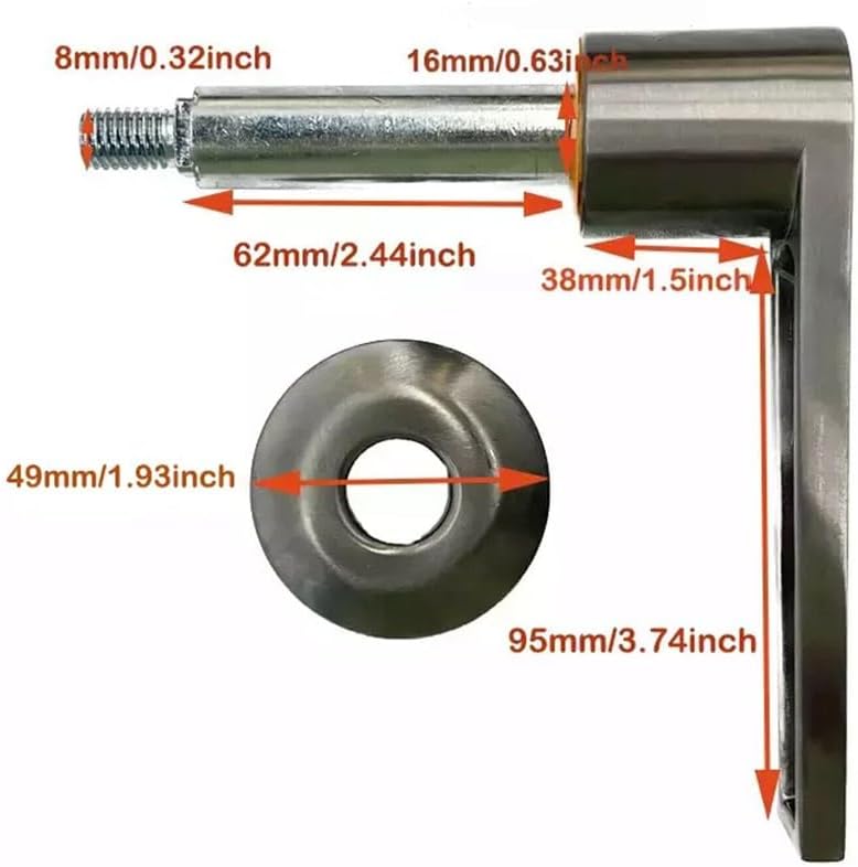 Replacement Gun Safe Handle Square Shaft For Safe, Storage box, Vault door