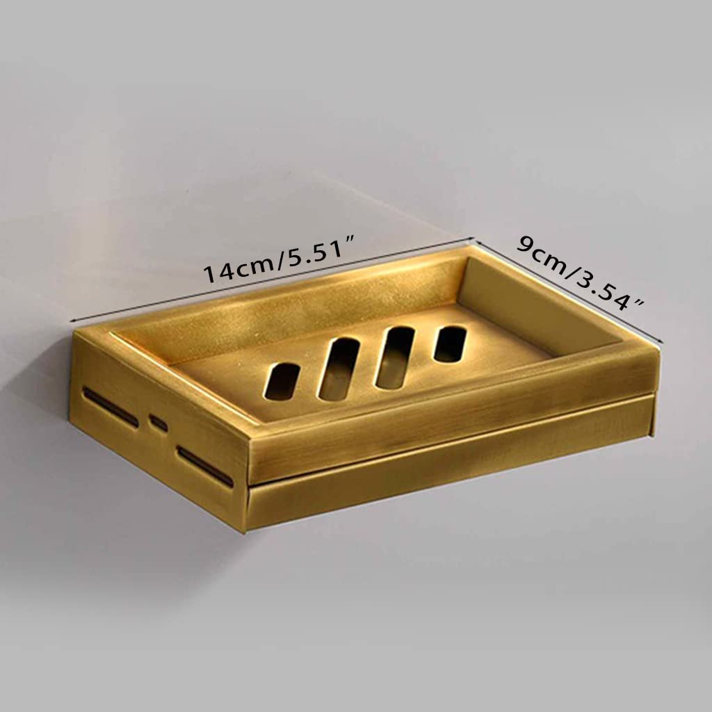 Nordic - Cesta de jabón de almacenamiento de ducha de baño para hotel, inodoro, montaje en la pared, jabonera sin perforaciones, para cocina, fregadero, baño, ducha, tapa de bambú montada en la pared