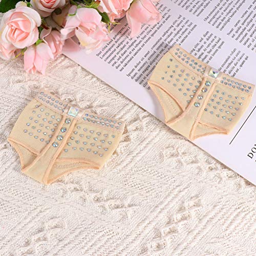 FAVOMOTO Dança Pé Tanga Barriga Balé Ginástica Calçados Líricos Strass Diamante Dança Patas Almofada