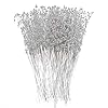 60 pieces pearl stick stems bouquets 4mm bead string garland beaded spray filler floral arrangements tree picks wedding party decoration christmas decorations christmas tree picks silver  urban country home decor