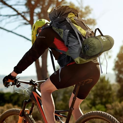 Carpa para mochileros Night Cat para camping: portátil para 1-2 persona, impermeable, fácil de montar y compacta para festivales al aire libre miniatura 5
