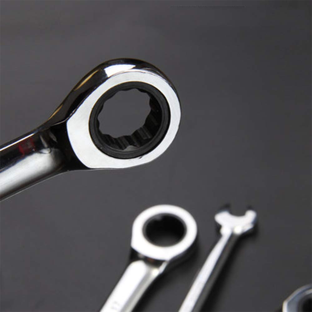 Llaves Fijas Con Carraca Juego de llaves, herramientas de reparación de automóviles, juego de llaves de trinquete de 72 dientes, llave de vaso de herramienta manual, llave de vaso de herramienta autom