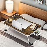 Betttisch Klappbar.Laptop Ständer,Klappbarer Laptoptisch mit Tablet-Kerbe und Cup...