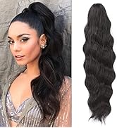 NANNAN Long Wavy Ponytail Extensions Claw Clip 22
