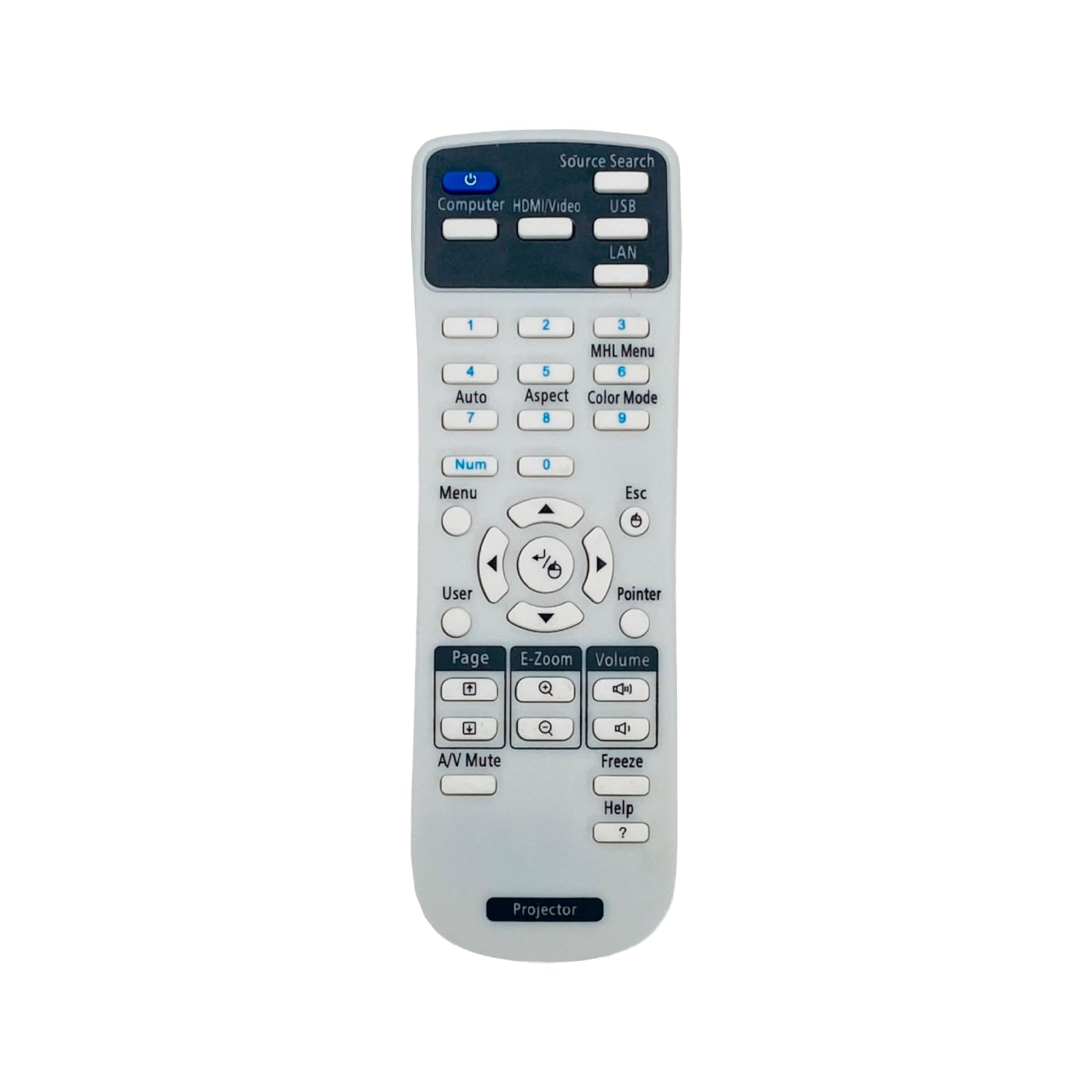 新品リモコンEPSON 30cmで本当にムービーシアター EB-685WT228 Amazon.com: Kindsion Replacement Projector Remote Control