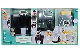 PlayGo Pretend Play Gourmet Kitchen Appliance Set-Single Serve Coffee Maker, Mixer & Toaster, 3 Piece