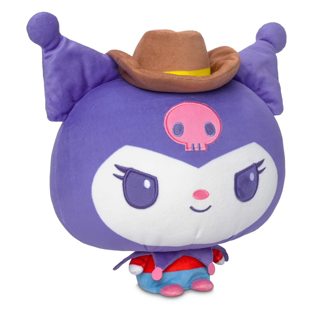 Amazon.com: TeeTurtle Cloudheads Cowgirl Kuromi Plush - 8-Inch