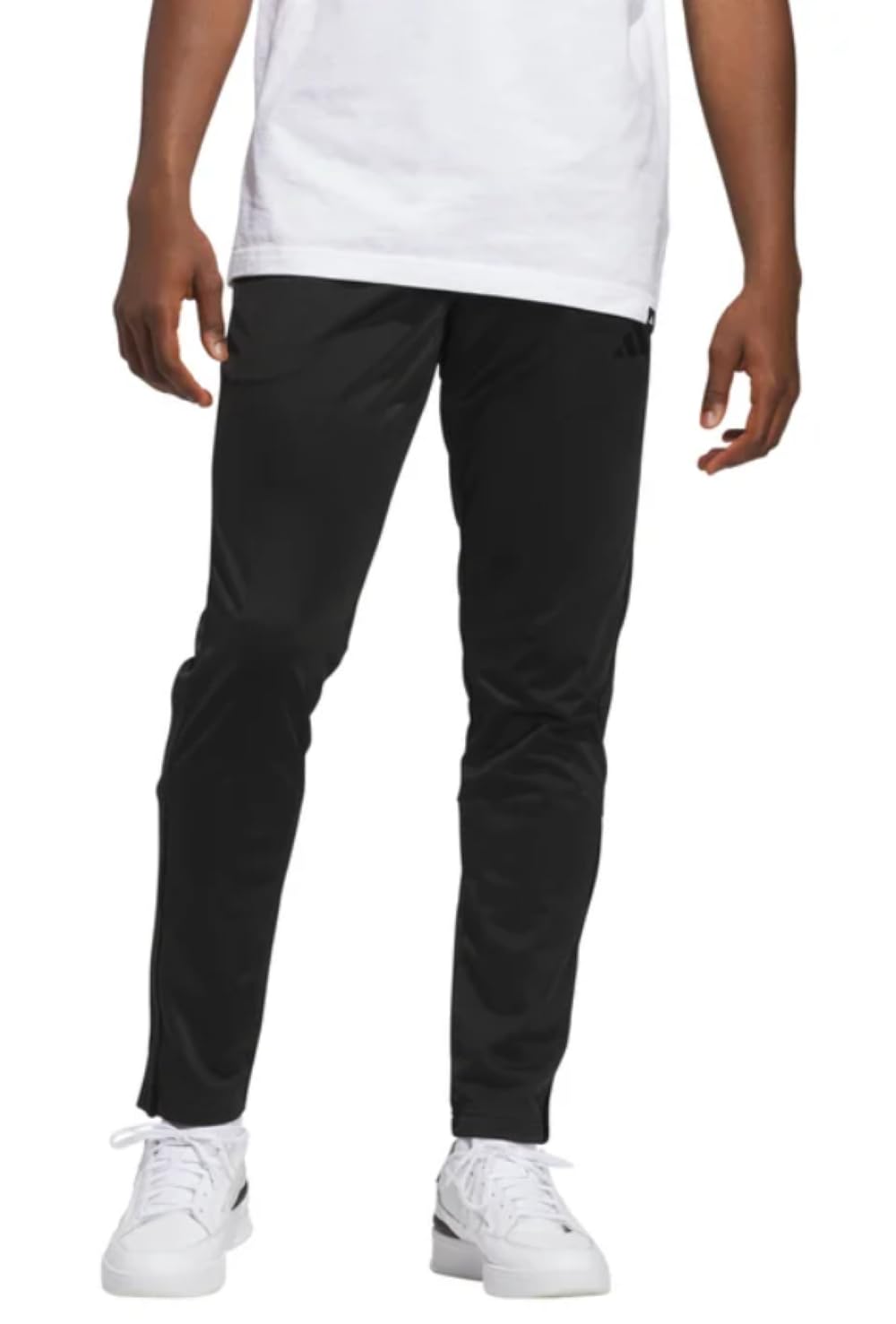 Men's Essential Tricot Track Pant (US, Alpha, Small, Regular, Regular, Black)
