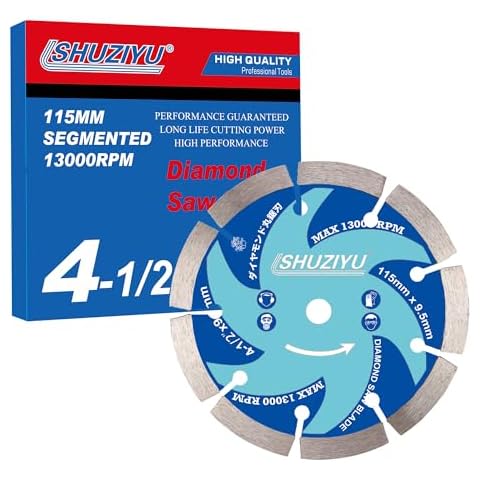 LSHUZIYU 4-1/2" Stone Working Diamond Circular Saw Blade Cover