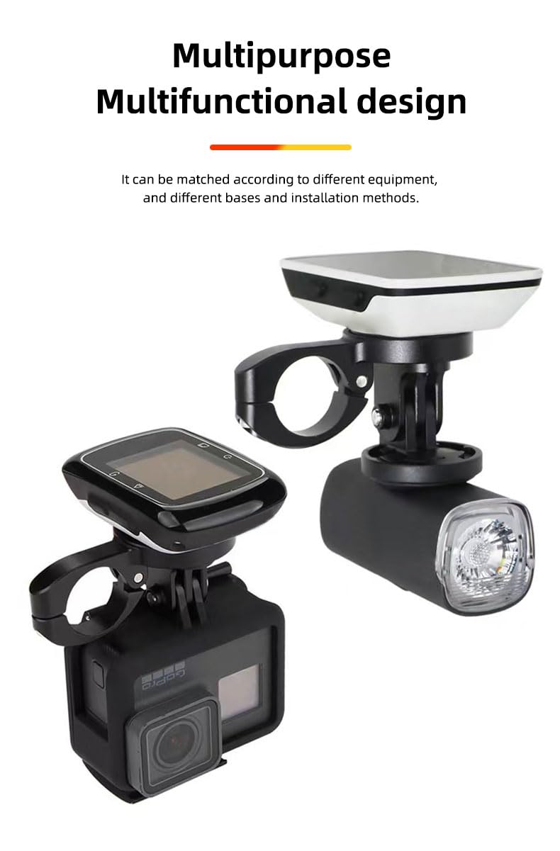 AeroBar GPS Halterung - Aluminium Halter Für Garmin, GoPro & Taschenlampe