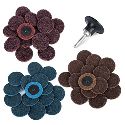 image for K Kwokker 2 Inch Sanding Discs Roloc Disc Fine/Medium/Coarse Discs wit