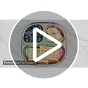 AIEVE Stainless Steel Kids Plates, Pack of 4 Stainless Steel Divided Toddler Plate with Lids