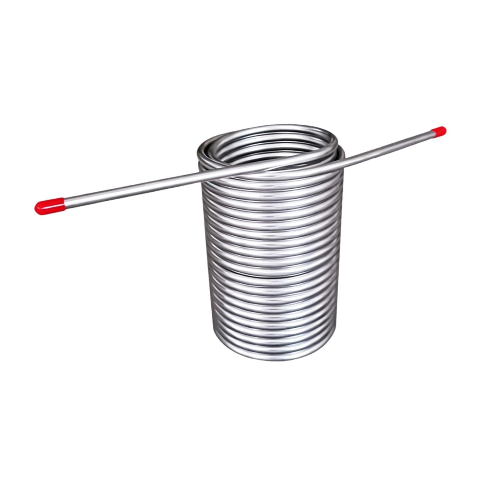 Sharplace Mosto con serpentín Tubo Acero Inoxidable, fácil Limpiar, Accesorios Cocina para baño Hielo, serpentín enfriamiento