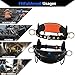 FHFallArrest Safety Harness Climbing Belt - Tongue Buckle Safety Belt With Ventable & Moisture-Wicking Waist Pad and 2 Side D-Rings Personal Fall Protection Safety Belt for Work Positioning Restraint