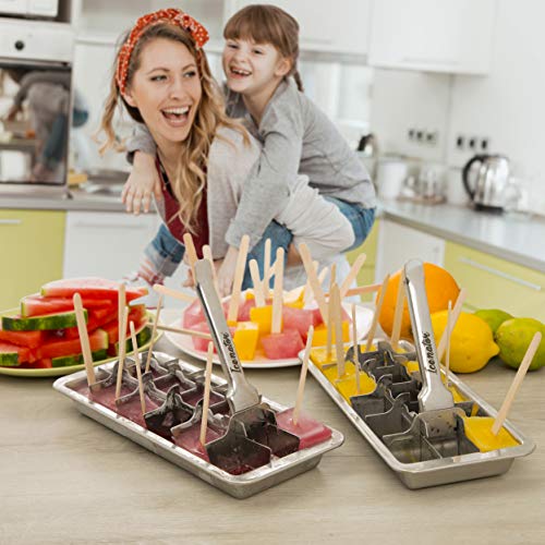 O Global Quest Easy Removal Metal Ice Trays With Handle - Stainless Steel Ice Cube Maker And Stand thumb #4