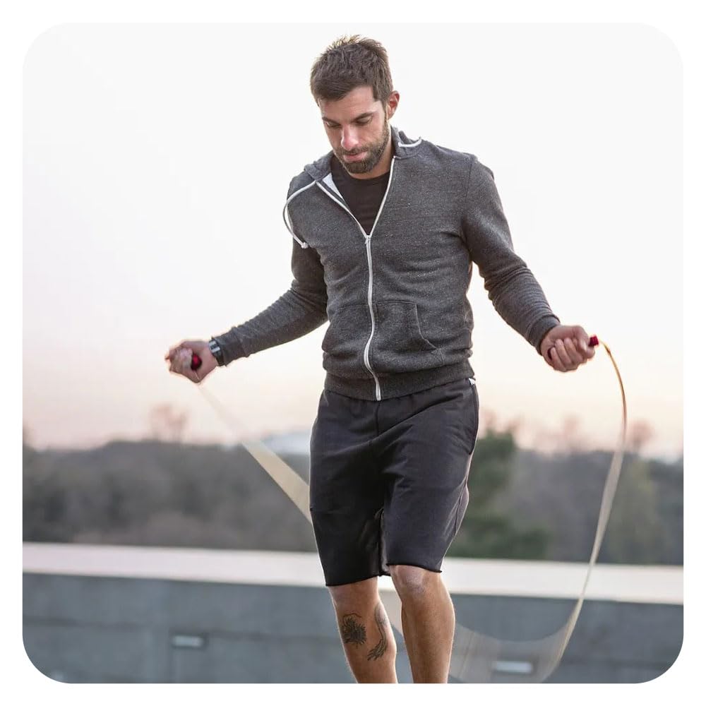 Blor Heavy Speed Jump Rope In Poliuretano PVC Maniglie Ergonomiche Antiscivolo Ideali Per Perdita Peso Boxe Crosstraining Doppio Cuscinetto Kit Regolazione