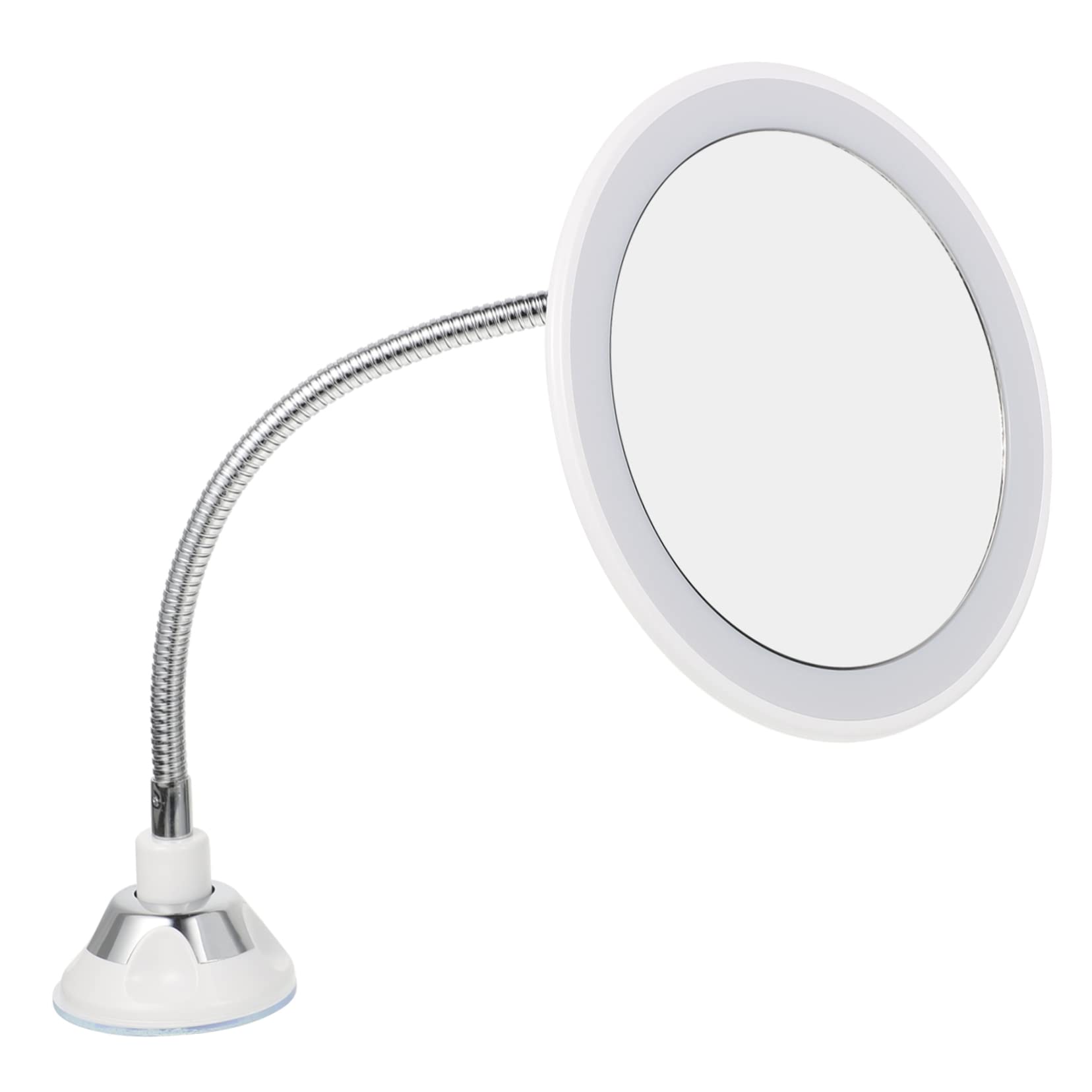 Miroir grossissant X10 avec ventouse puissante pour résoudre le manque de visibilité lors des soins