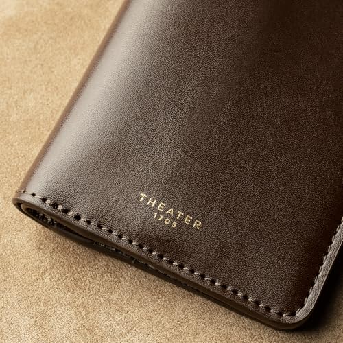 Image of Theater 1705 Men's Wallet | Slim Faux Leather Bi-Fold Wallet for Men with Multiple Card Slots & Cash Compartments | Everyday Minimal Wallet
