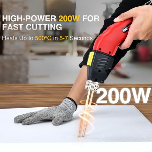 Nlbfou NL-KS200 Foam Cutter Electric Hot Knife Styrofoam Cutter Foam Cutting Tool Hot Knife Foam Cutter Air Cooled 200W 110-120V thumb #3