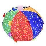 【Lernspielzeug】 Das Ballspielzeug kann die Fähigkeiten des Babys zum Anfassen und das Gehirn trainieren, aber auch die Emotionen zwischen Eltern und Kind. Dadurch bekommt das Baby ein gutes Training in der Wahrnehmung von Farbe und Klang.