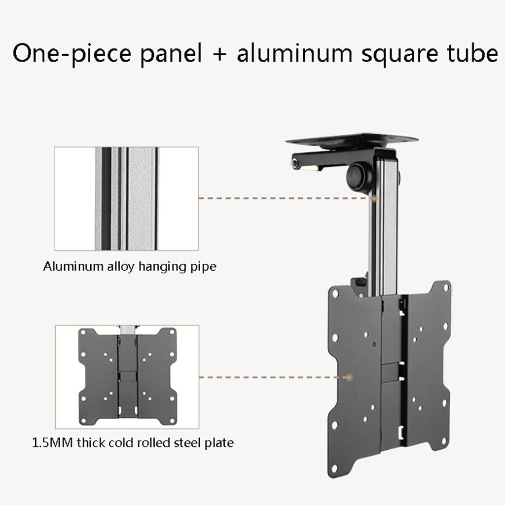 Staffa di supporto per TV pieghevole multifunzione per 17 37 pollici Monitor Supporto a soffitto Staffa corta per cucina e ristorante Supporto di sollevamento TV