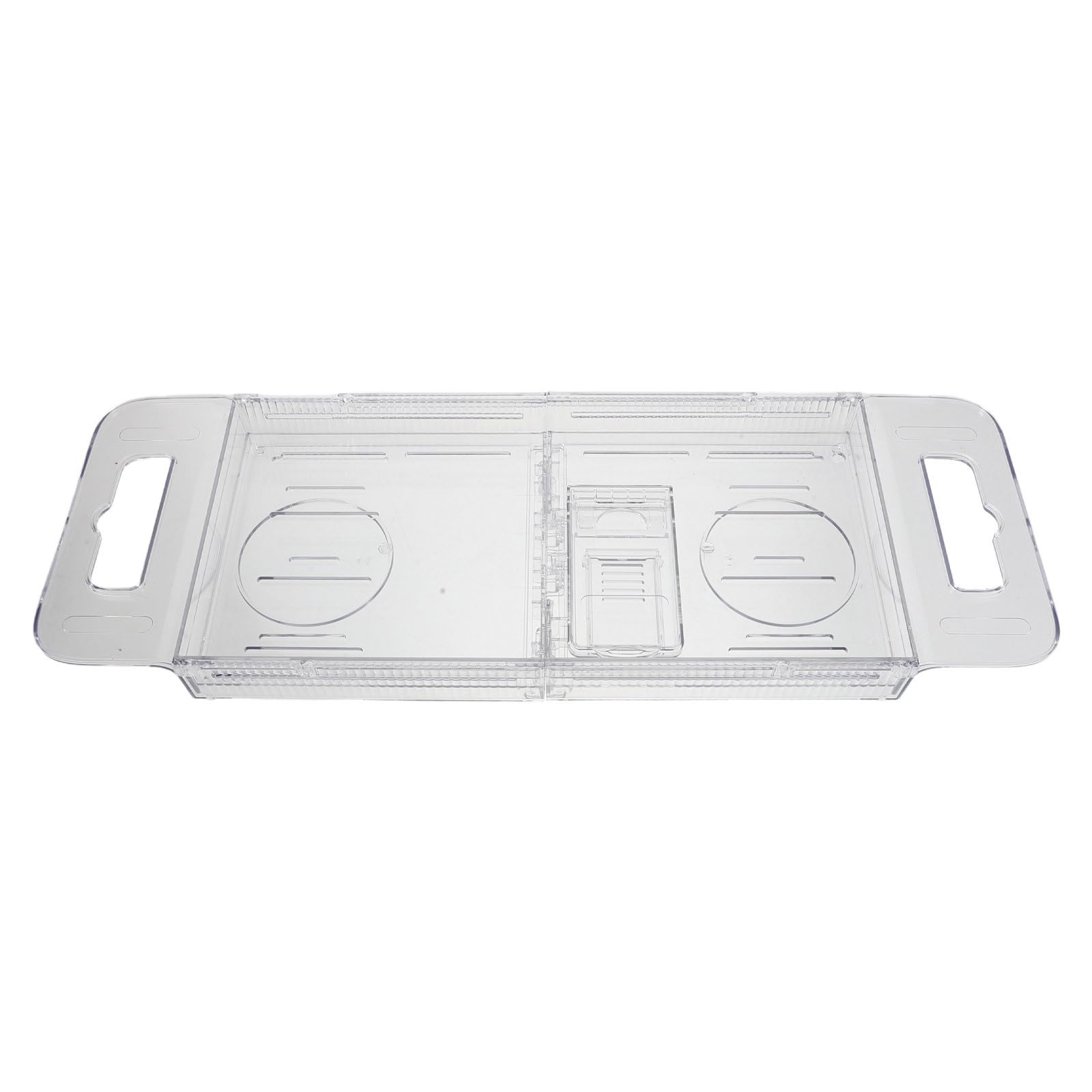 Estante Extensible para bañera: Bandeja Ajustable para bañera, Ideal para el baño, con Capacidad para Vasos, jabones, Juguetes y Otros artículos de baño. Cuenta con una Superficie