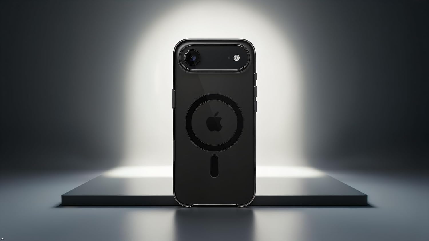 Magnetic Case for iPhone 17 AIR – Slim, Shockproof, Matte Finish, Drop Protection - Black image 3