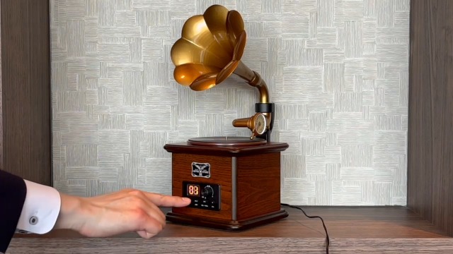 Amazon | 昭和レトロフォン～東京ブギウギモデル～ | 日本蓄音器商会