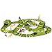 COSTWAY Pista con 261 Pezzi e Macchinina, Macchinina Elettrica e Dinosauri, Set con Pista per Macchinine per Bambini, Dinosauro 3+ Anni
