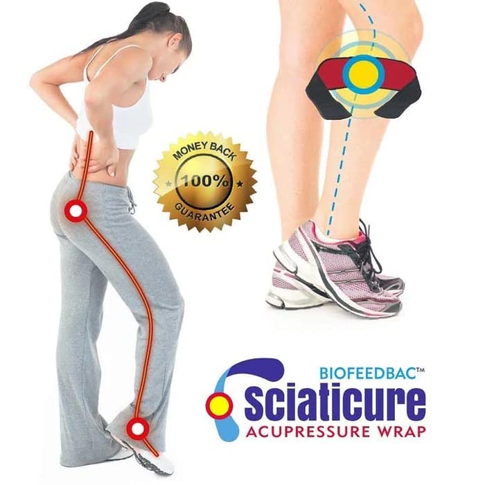 VYTALIVING Biofeedbac Sciaticure Acupressure Wrap Patella Knee Support