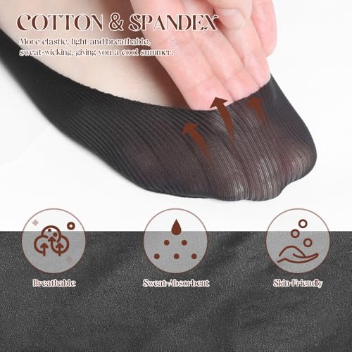 Forbidden Road No Show Socks Ice Silk Thin Invisible Socks for Women2