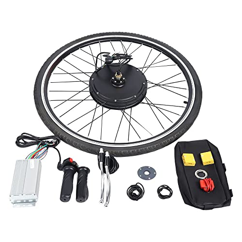 Gmsluu Juego De Conversión De Bicicleta Eléctrica, Motor De Rueda Delantera, 500 W 800 W, 36 V, Motor De Buje De 28 Pulgadas, Controlador De Bicicleta Con Controlador, Freno Negro Radios 800 W Gmsluu Juego De Conversión De Bicicleta Eléctrica, Motor De Rueda Delantera, 500 W 800 W, 36 V, Motor De Buje De 28 Pulgadas, Controlador De Bicicleta Con Controlador, Freno Negro Radios 800 W