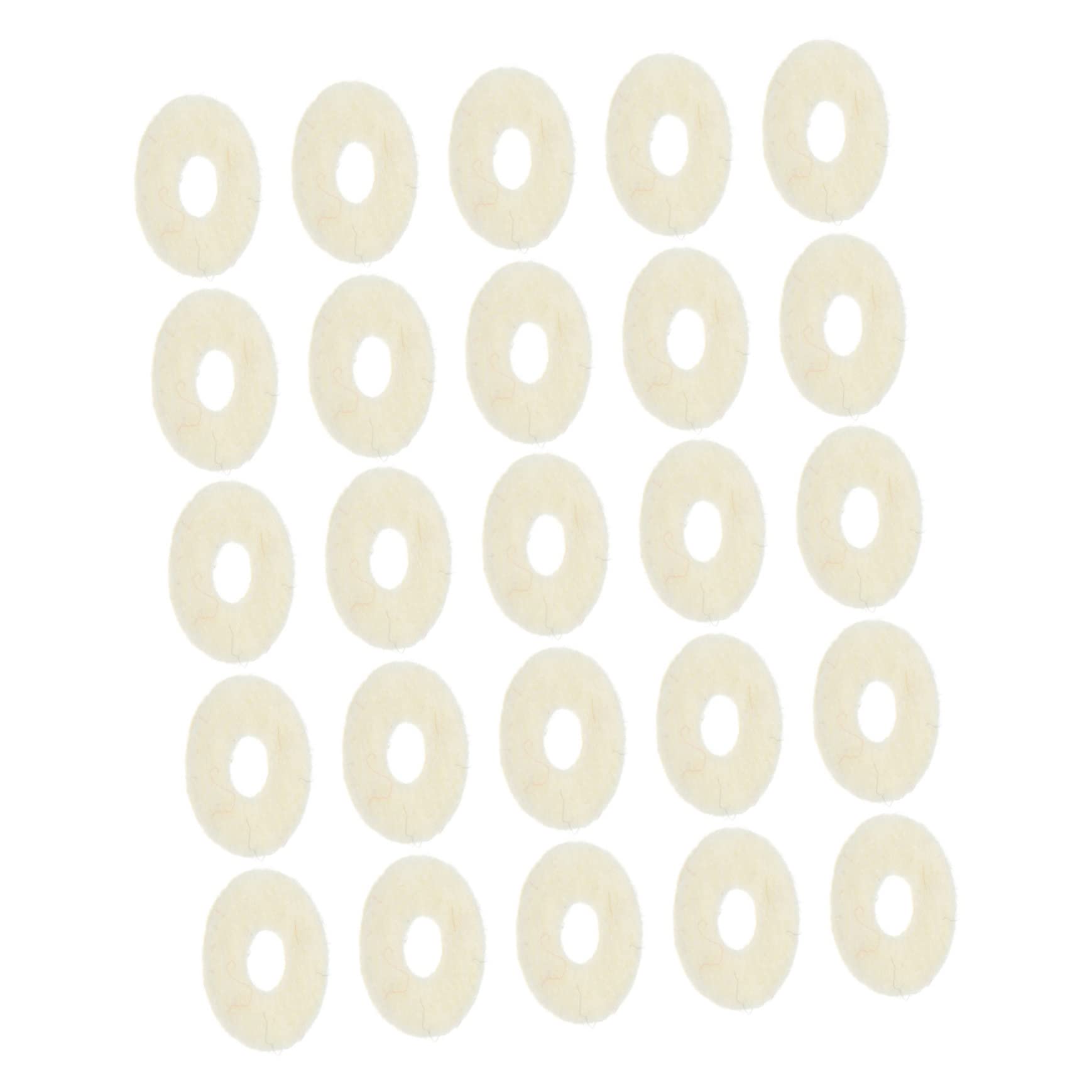 VANZACK 90Pcs Piano Felt Washers for Keyboard Repair Durable Piano Accessory Essential Felt Pads for Tuning and Replacement for Worn Punchings