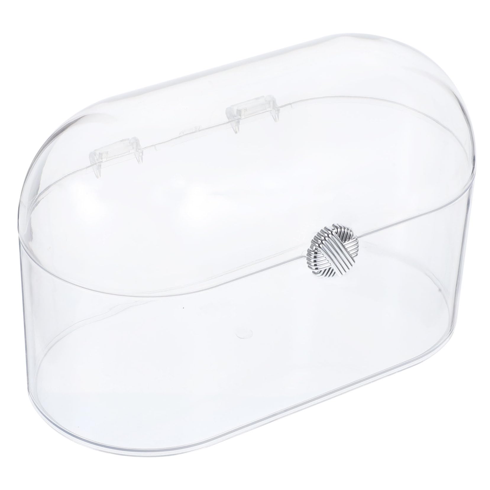 Garneck Transparent Storage Box Clear Pen Holder Makeup Organizer Case Storage Container Skincare Display Case Stationery Holder Acrylic Toiletry Storage Shelf The Pet Office Brush Desktop