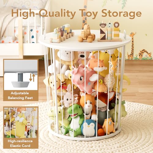 Mueble de almacenamiento de animales de peluche BBLlKE para evitar cuartos caóticos 5