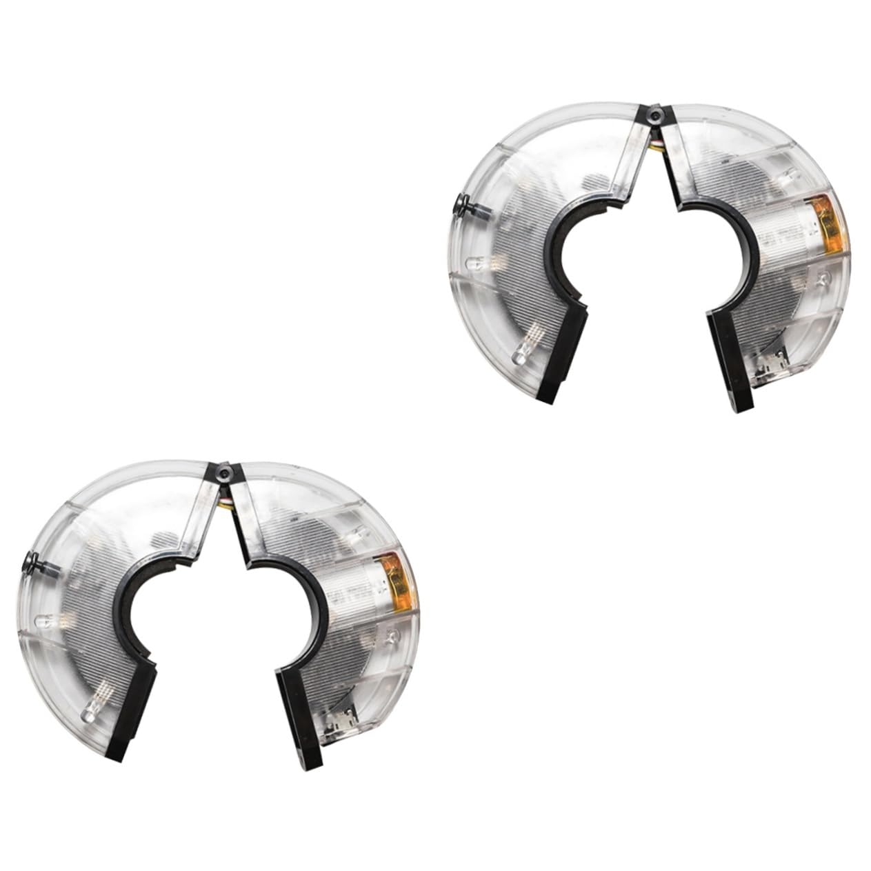 SUPVOX LED Bici Impermeabile Spia Luce ciclistica Ruota di Bicicletta luci per Bici per Ruote Auto Luce per Bici Spia Luminosa Spia della Bici plastica Silver