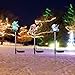 pearlstar Solar Garden Stake Lights, 3 Snowman Christmas Lights Solar Powered Christmas Decorations with Color Changing LED for Holiday Yard Pathway Driveway (Snowman Figurines)