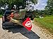 YakAttack Tow Flag with Get Hooked Logo | Kayak Safety Flag for Vehicle Transport | Meets Road Visibility Requirements | CSPAI Compliant Vinyl | Easy to Attach | Made in USA