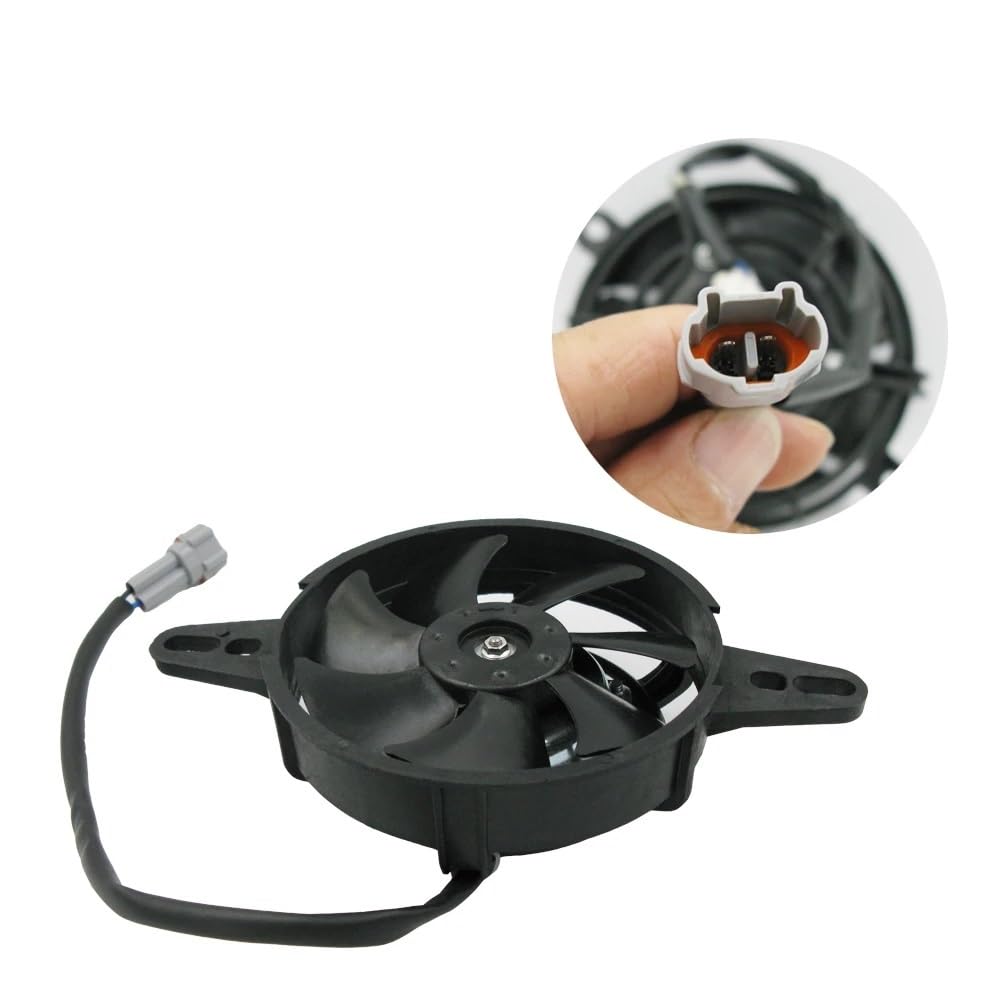Wentylator chłodnicy Zestaw wentylatora 12V motocyklowy wentylator chłodzący chłodnicę oleju silnikowego elektryczny wentylator chłodnicy uniwersalny(4inch 25w)