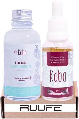 Tonico Facial (2 Pack) Tonico Facial despigmentante kaba y locion astringente kaba tonico Facial despigmentante y Kaba locion astringente