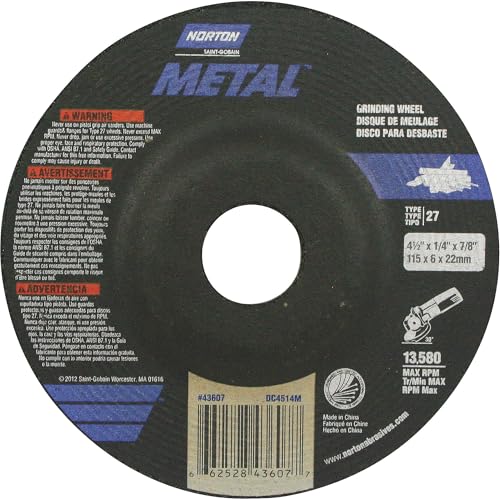 Depressed Center Whl, T27, 4.5x1/4x7/8, AO