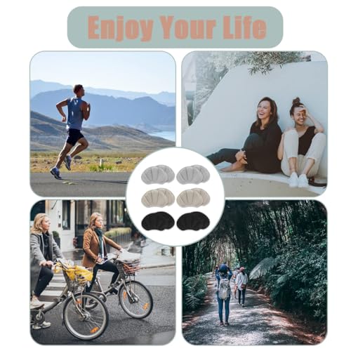 Miniatura 7 de 6pcs Taloneras Para Zapatos, Almohadillas Para Talones Reducir Talla Zapato, Almohadillas Taloneras Antirozaduras Zapatos, Protector Talon Zapato Para Mujeres Y Hombres, Mejorar La Comodidad