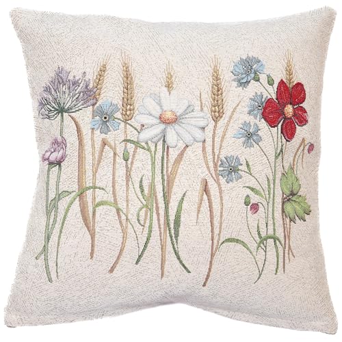textile idea Kissenbezug 45x45 Gobelin, Deko Kissen mit Motiv,...