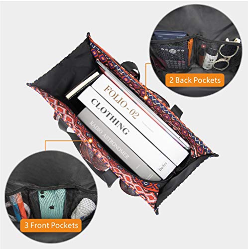 Image of TOPDesign Utility Water Resistant Tote Bag with 13 Pockets, Top Zipper Closure & Thick Bottom Support, for Working Women