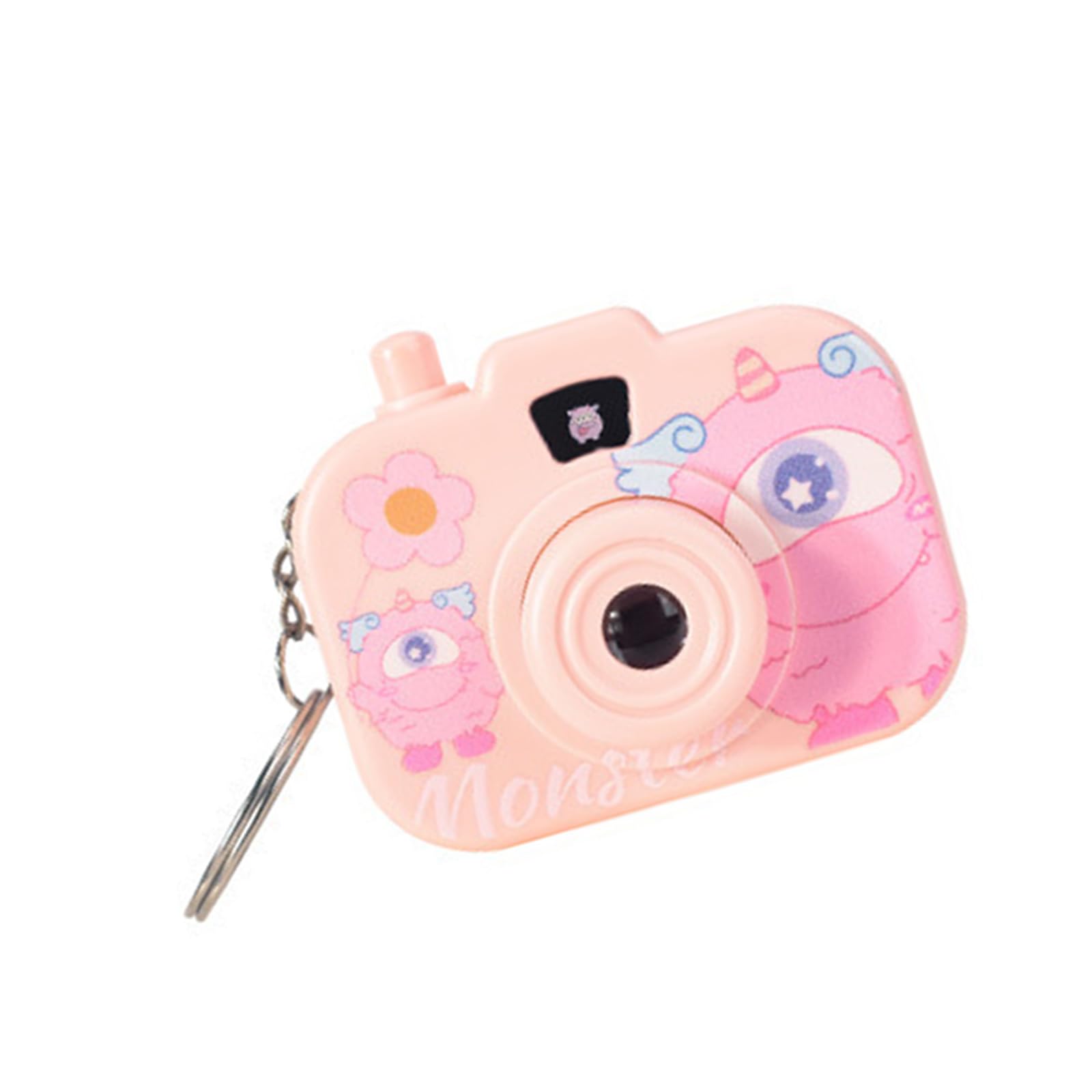 Limtula Childrens Cartoon Projector Keychain Camera Lightweight Toy for Outdoor Play Stylish Keyring Accessory Children Interactive Projection Toy