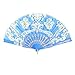 Ruilogod Poliestere Feast Craft Estate Palogena Pieghevole Pieghevole Ventola di raffreddamento a 9,4 pollici Lunghezza blu