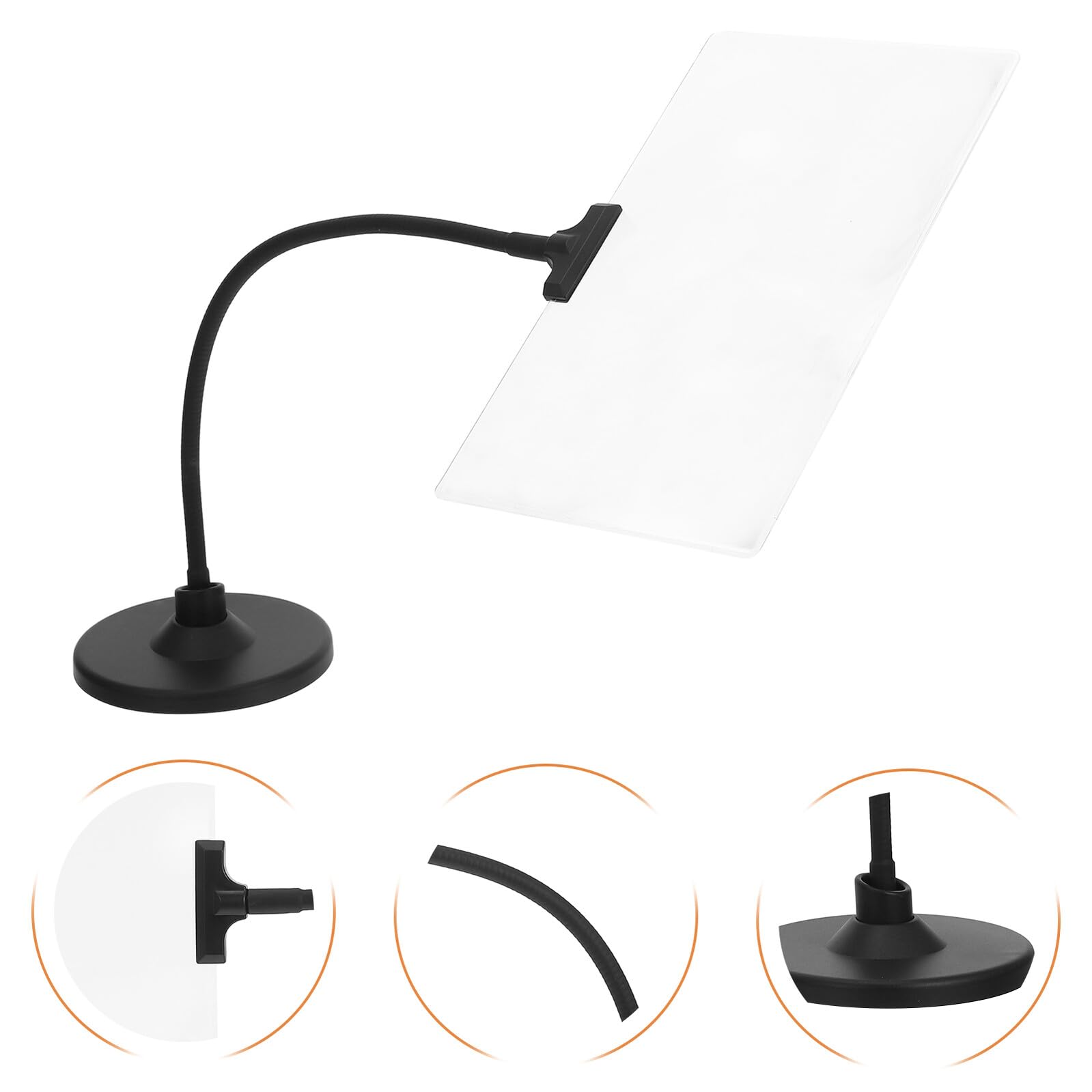 Tischlupe mit Ständer und Abs Material Vielseitige Vergrößerung für Lesen und Handarbeiten Bildschirm und Buchlupe für Senioren und Feinstickerei