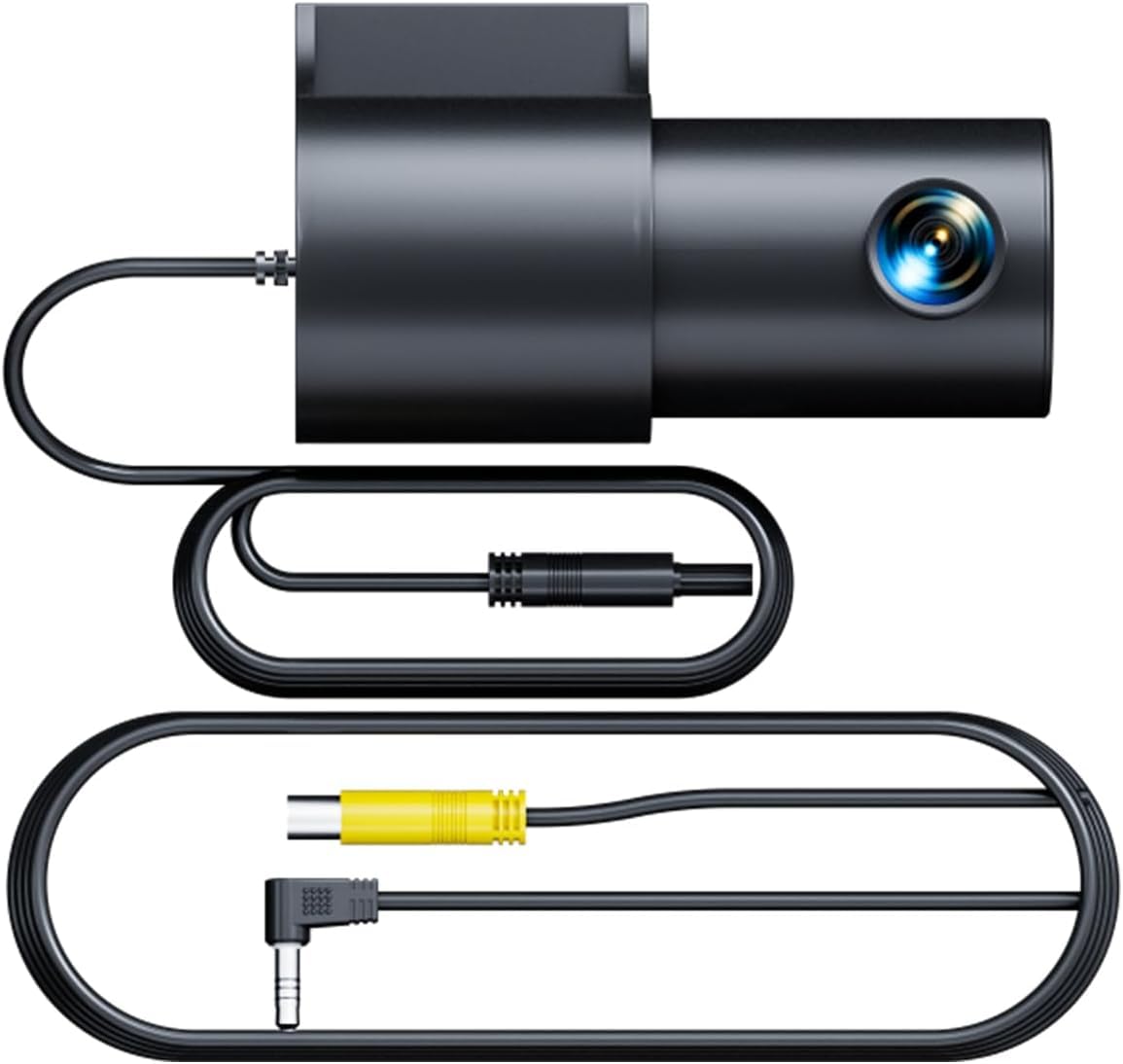 GKUD600C Backup Camera, 1080P Rear Cam Comes with Extension Cable (19.69ft), Supports 360° Rotation, 150° Degrees Viewing Angle, Car Rear View Parking Reverse Backup Camera Kit - Black