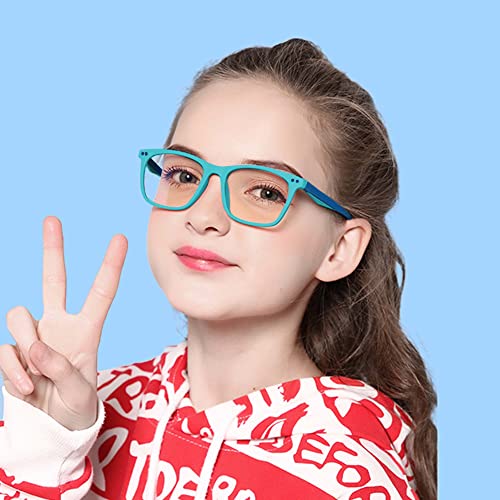 Image of SooGree Blue Light Glasses for Kids Blue Light Blocking Glasses for Teen Boys Girls,Computer Screen Gaming TV Phone