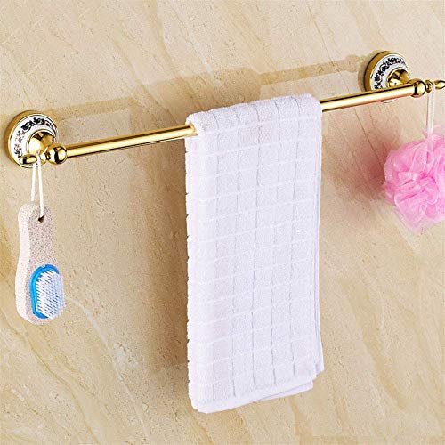 Porte-serviettes de style européen avec rail de serviette antique en acier - 2
